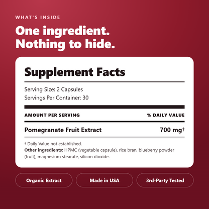 Auniva Organic Pomegranate Extract Capsules